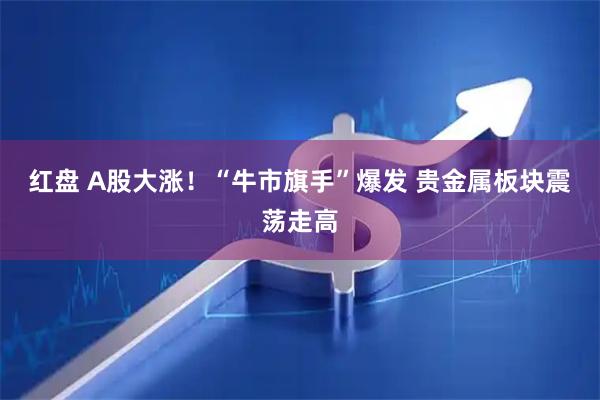 红盘 A股大涨！“牛市旗手”爆发 贵金属板块震荡走高