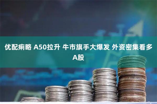 优配痢略 A50拉升 牛市旗手大爆发 外资密集看多A股