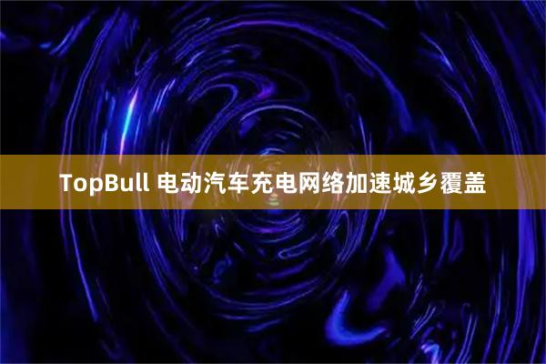 TopBull 电动汽车充电网络加速城乡覆盖